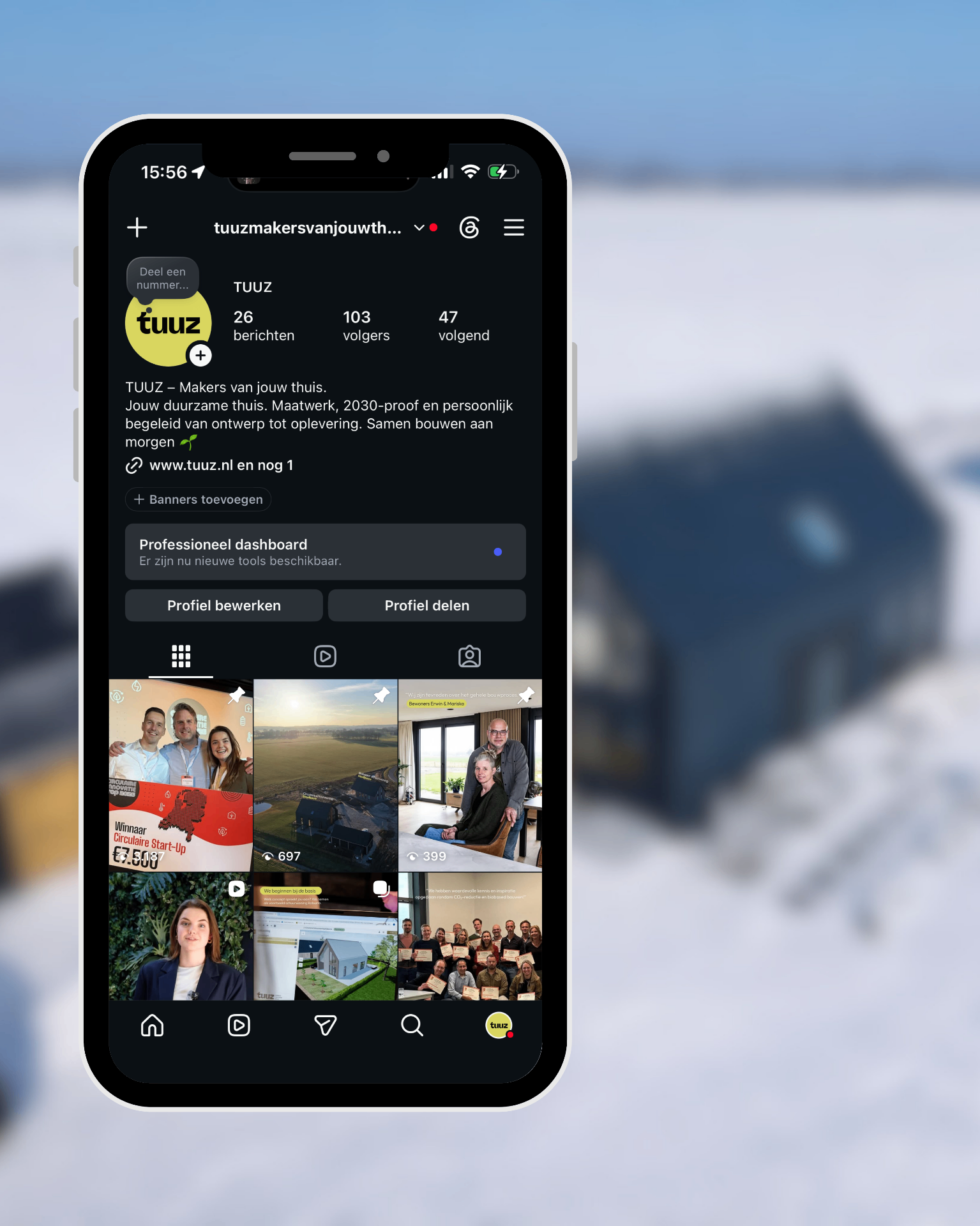 TUUZ, Social media beheer